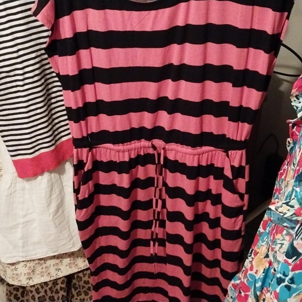 T shirt cross back dress